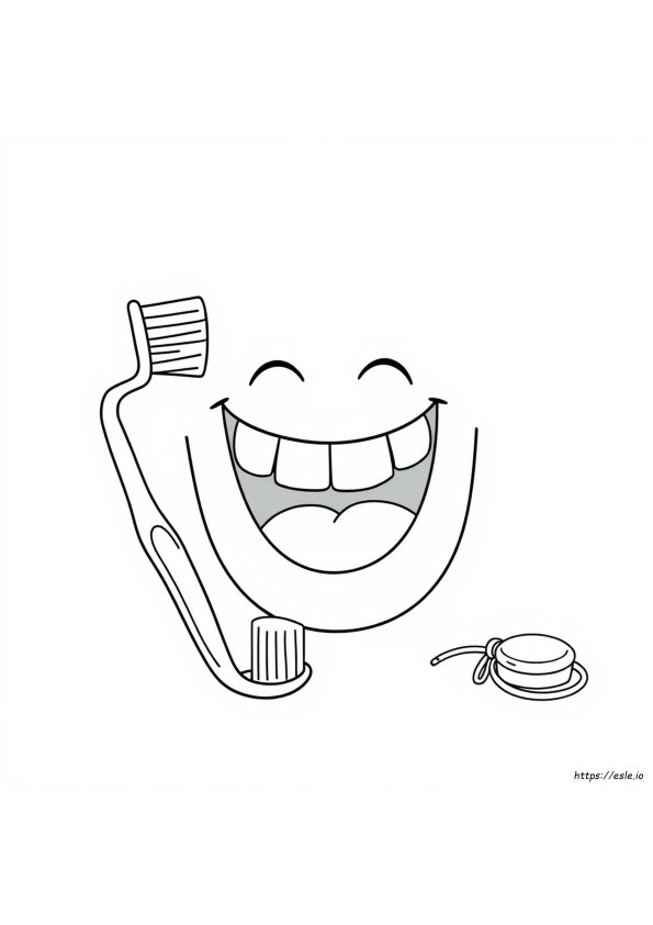 Free Dental Health Coloring Pages
