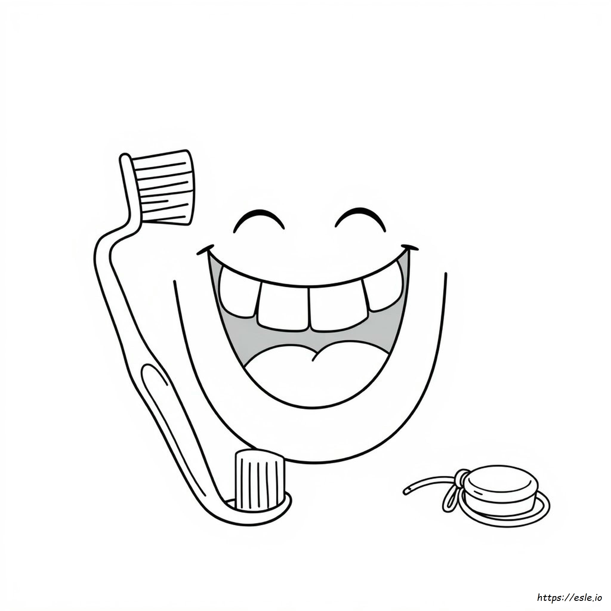 Free Dental Health Coloring Pages