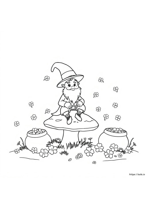 Dibujo De Un Duende Para Colorear