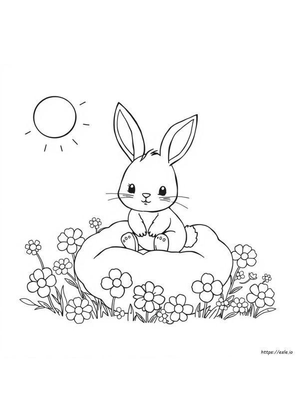 Coloriages Lapin Mignon À Imprimer Gratuit