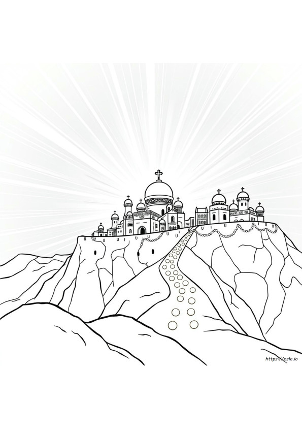 Revelation 21 Coloring Page