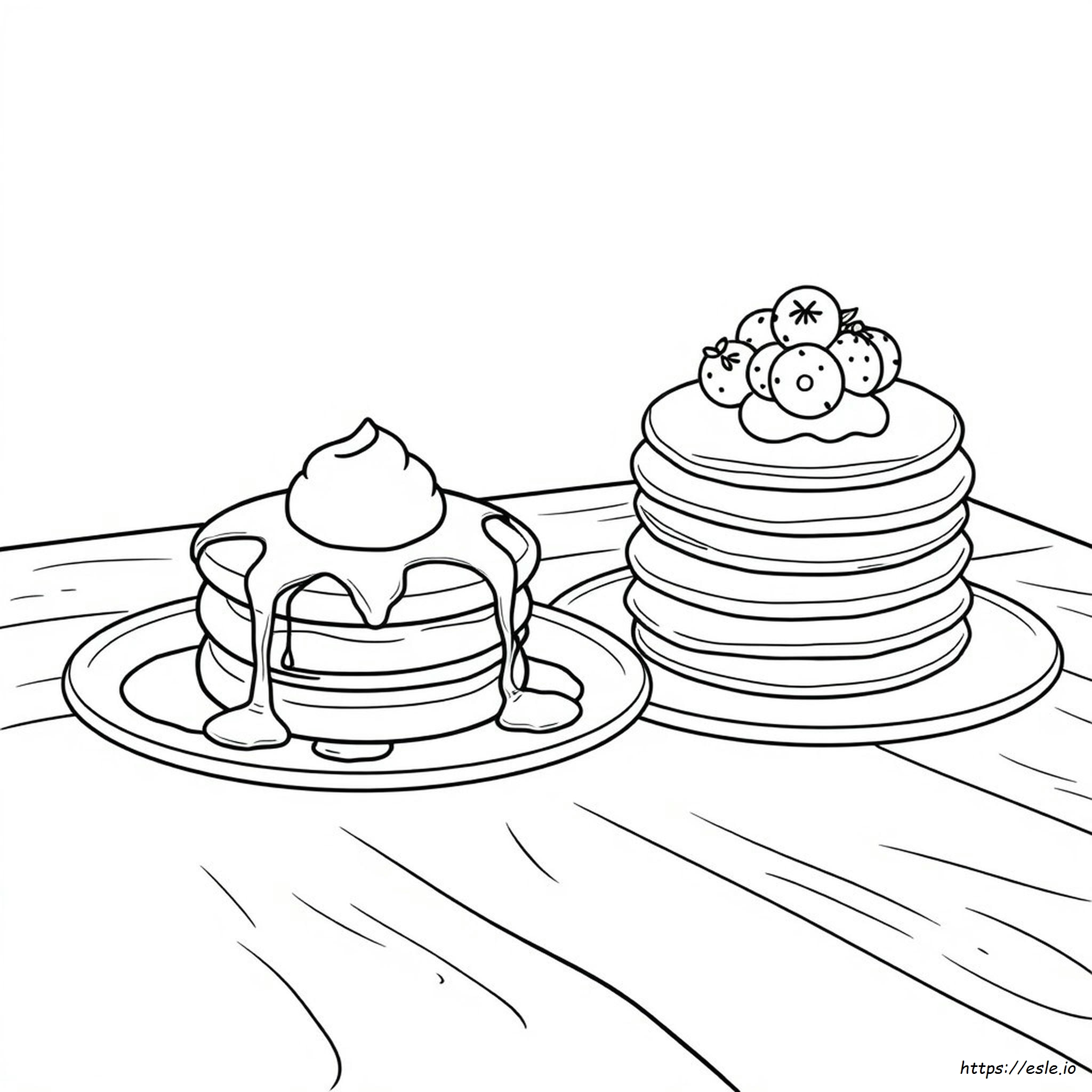Pancake Day Coloring Pages