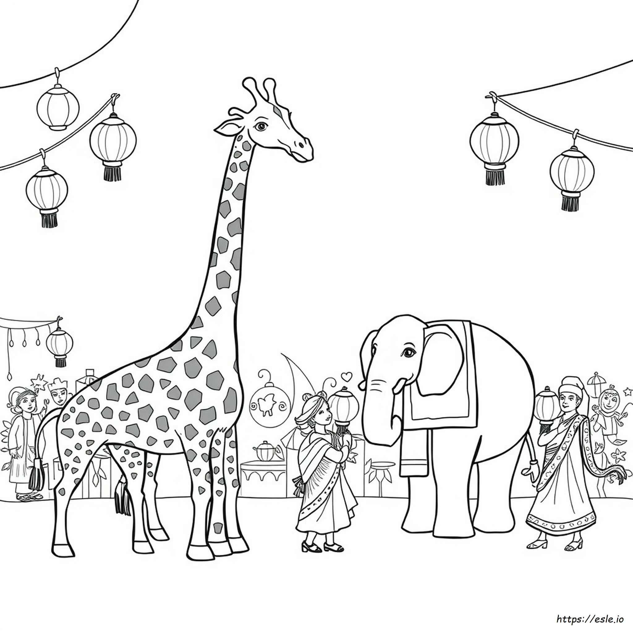 Dibujos Para Colorear De La India