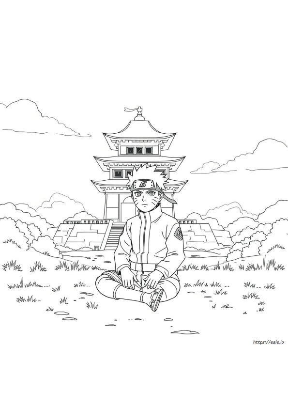 Naruto Pictures For Colouring