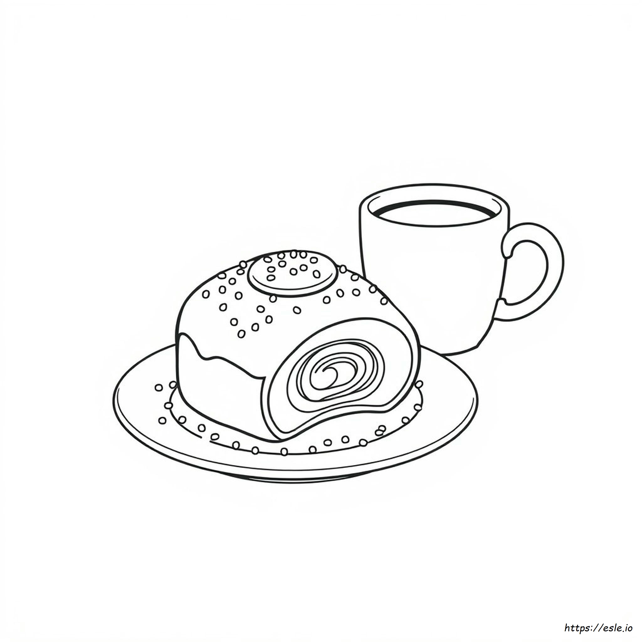 Coloriages De Brioche À La Cannelle