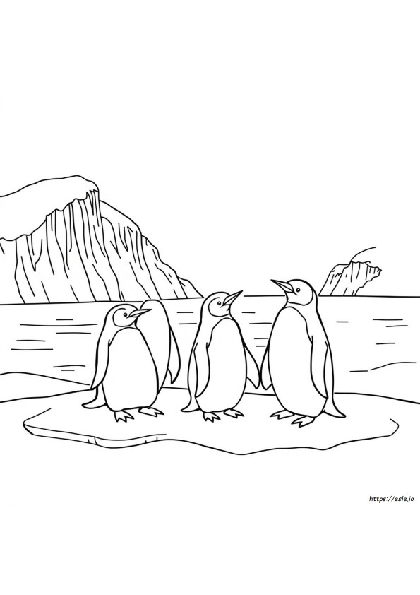 Peck The Penguin Coloring Pages