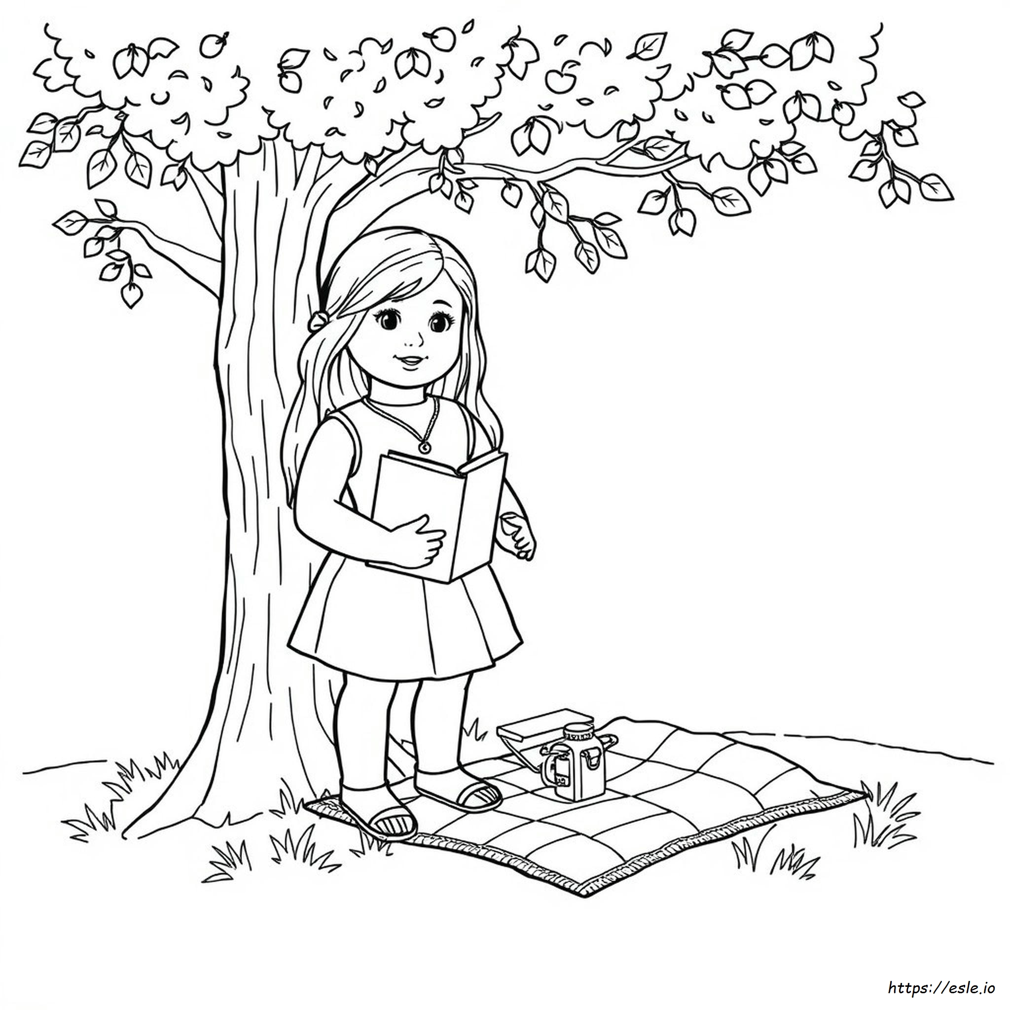 American Girl Doll Coloring Pages