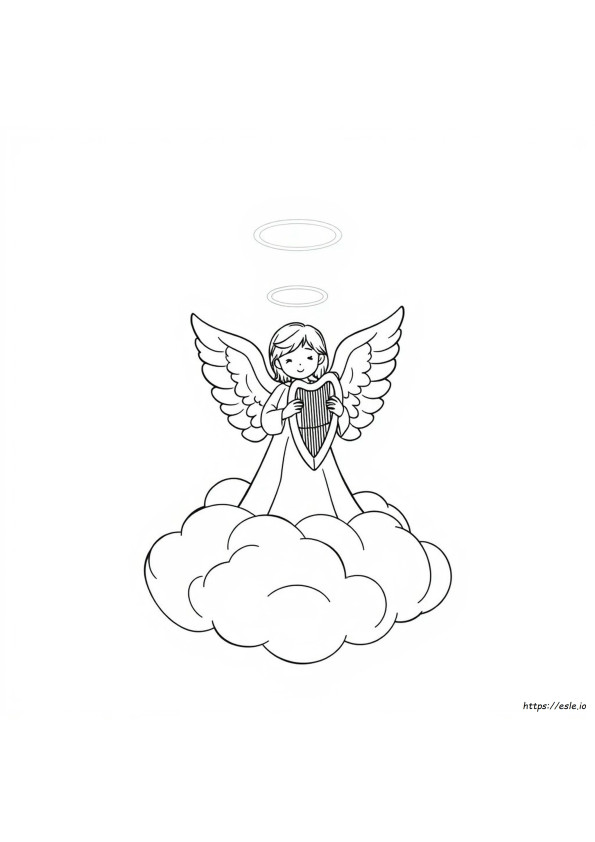Free Angel Coloring Pages For Adults