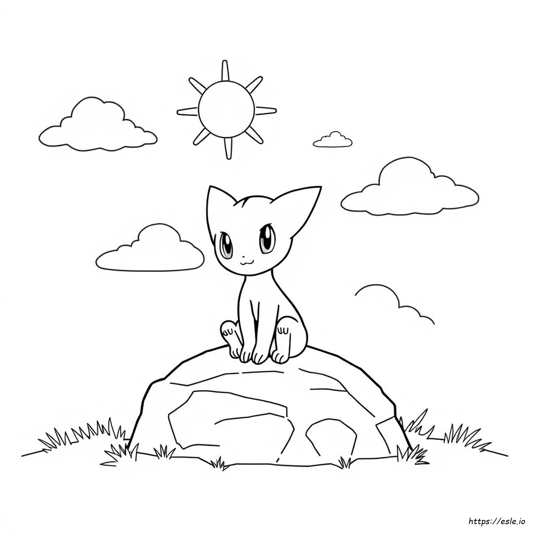 Ausmalbilder Zum Ausdrucken Pokemon Mew