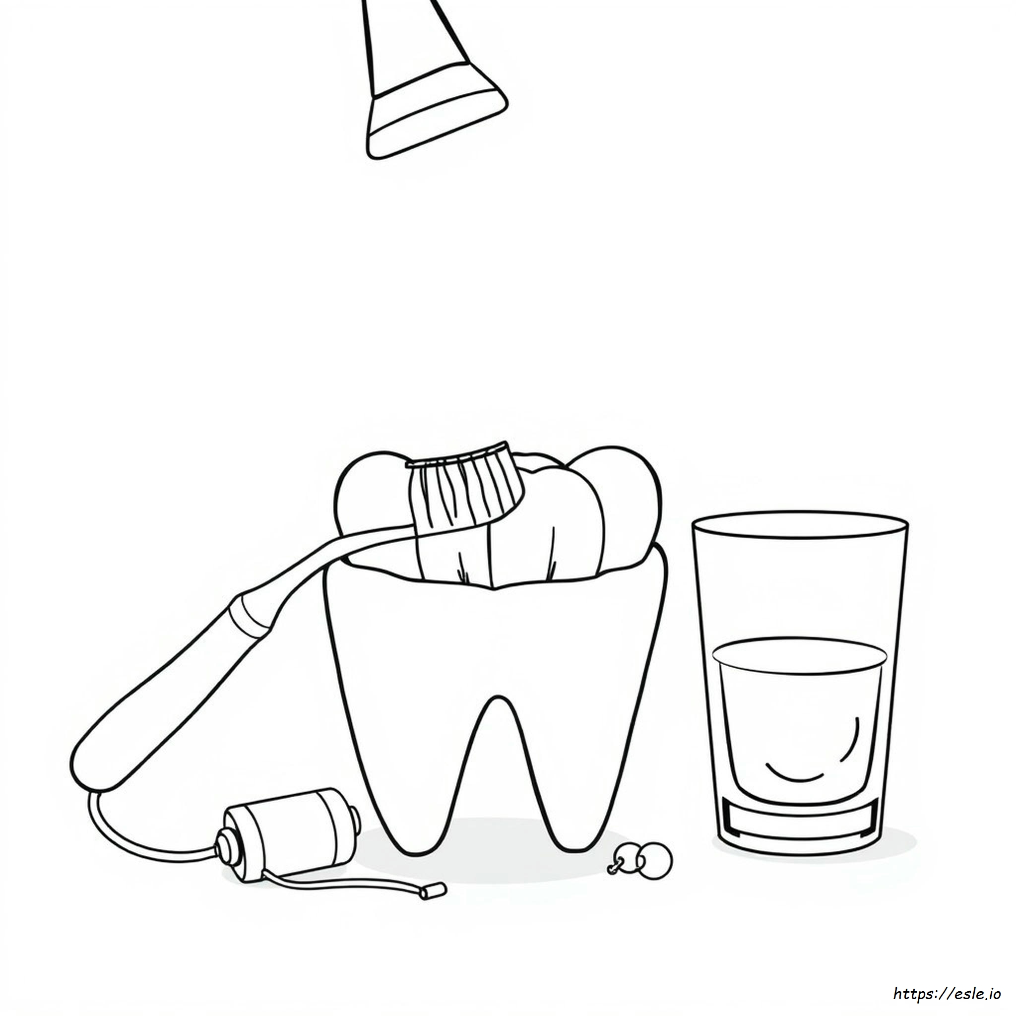 Dental Health Coloring Pages
