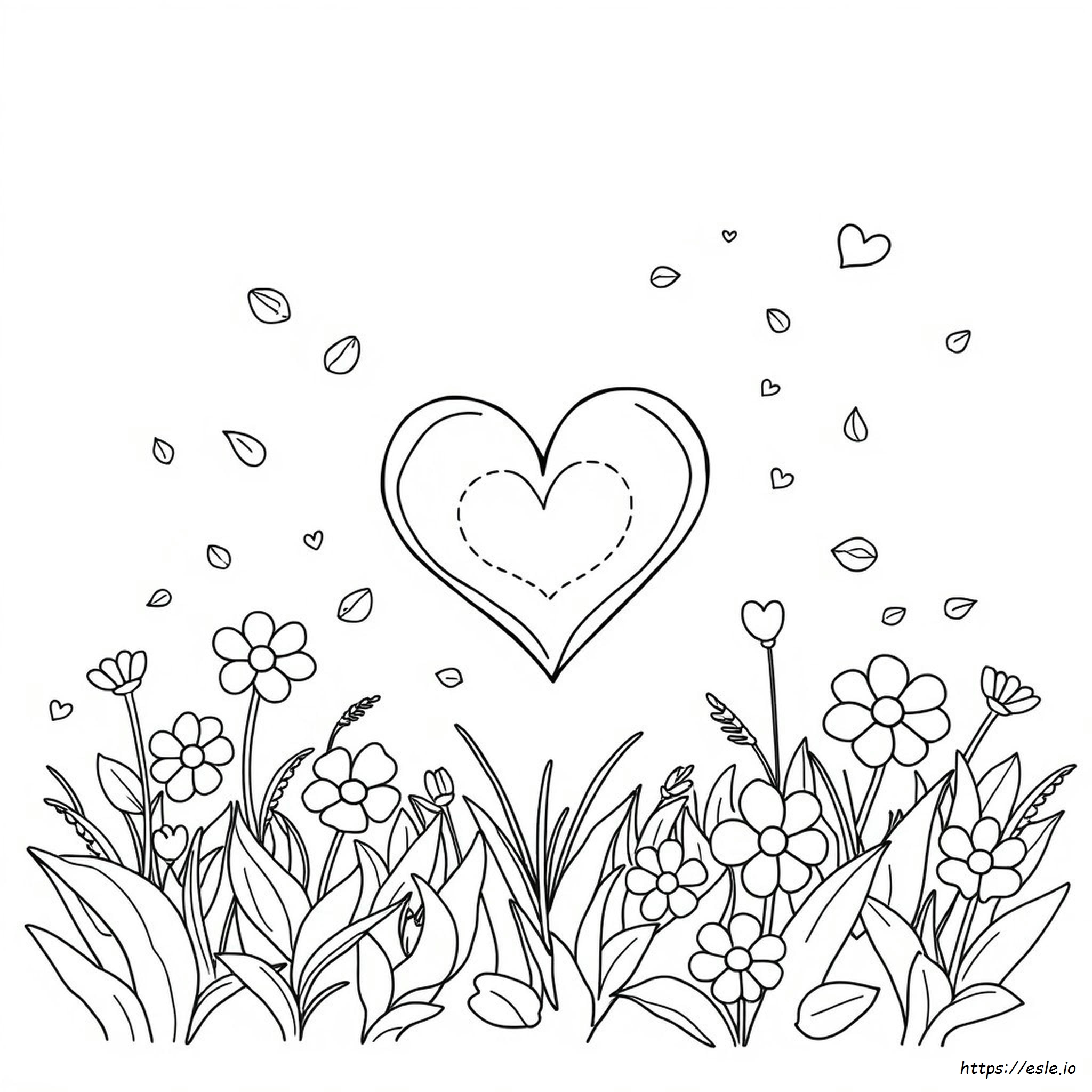 Fancy Heart Coloring Pages