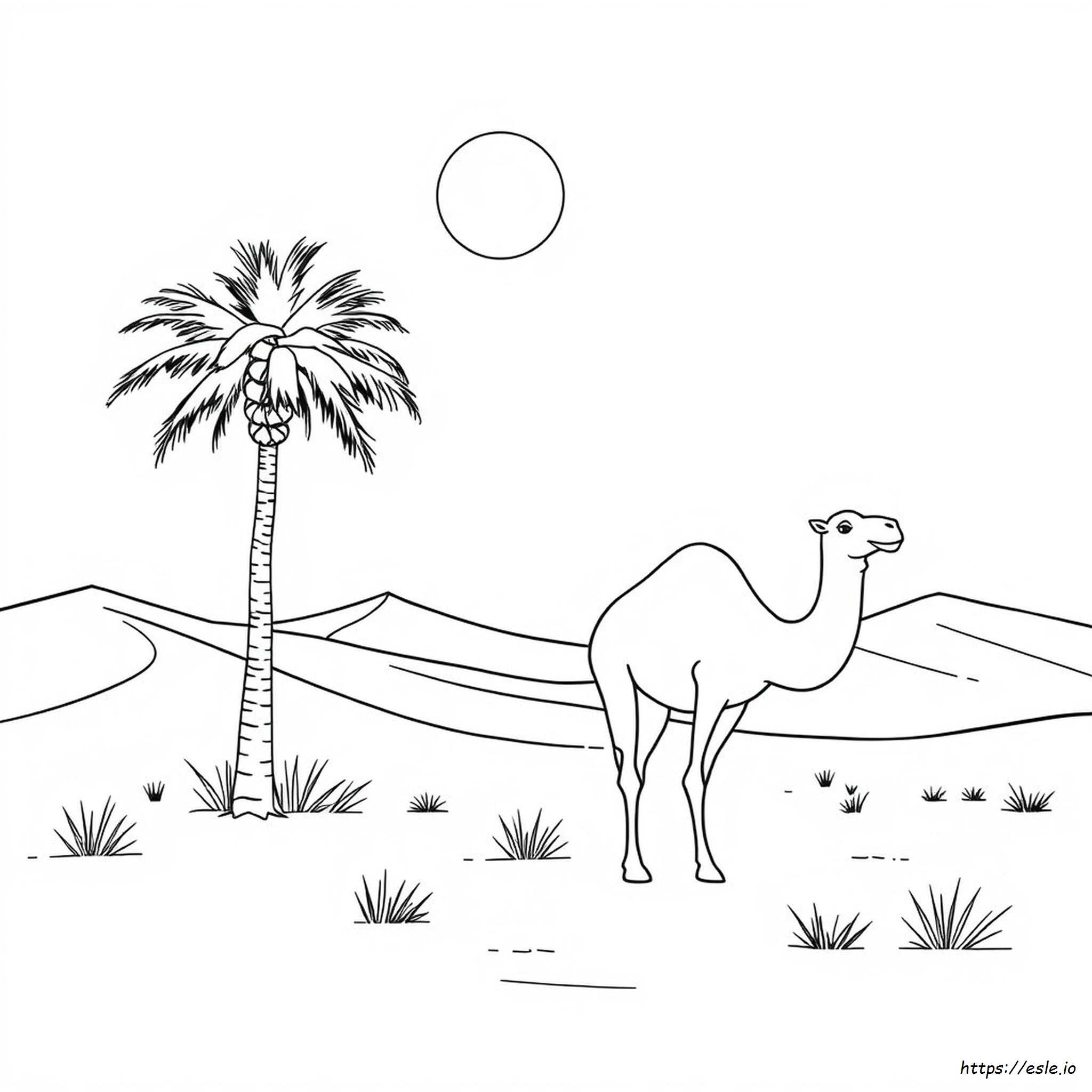 Camel Coloring Page Pdf