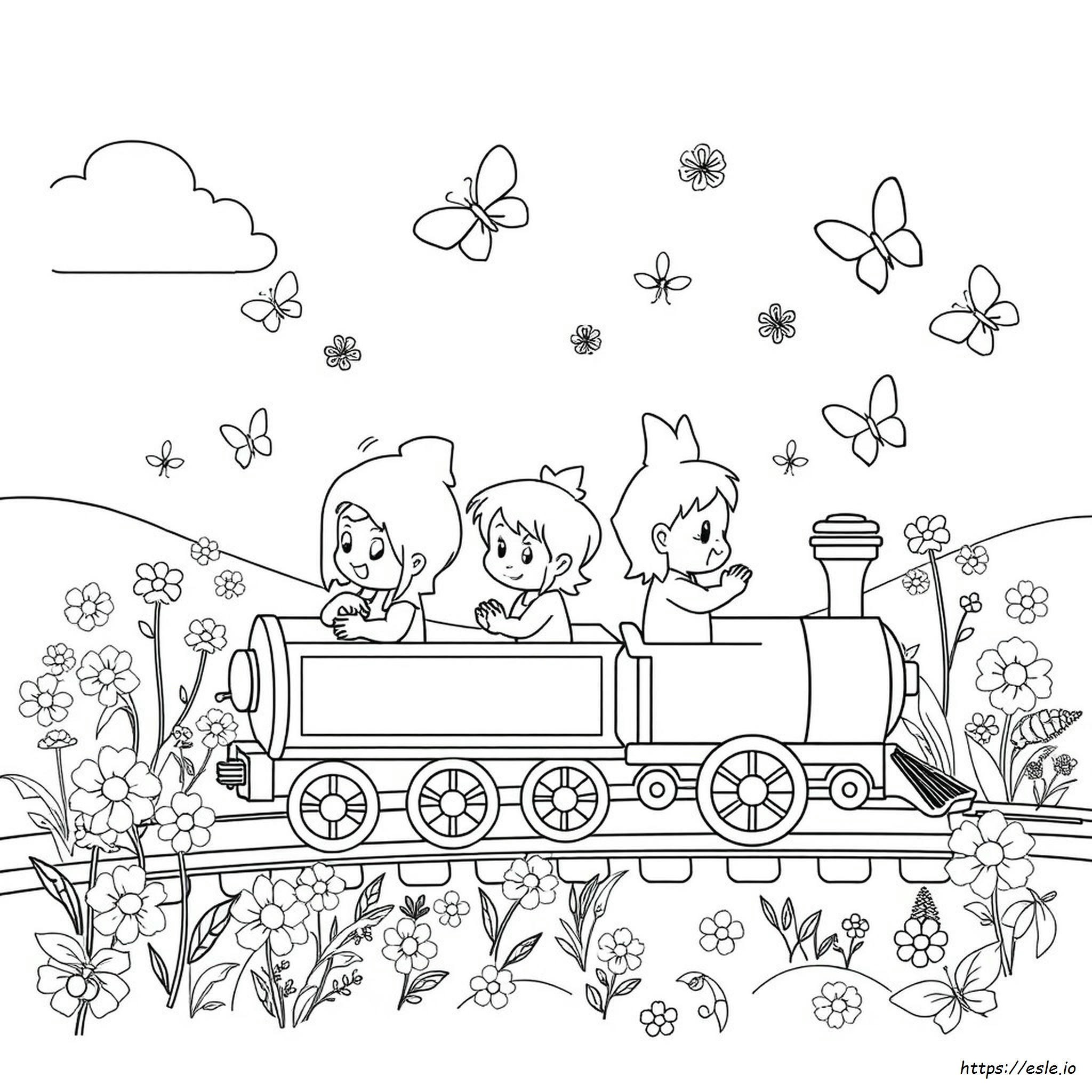 Tiny Ones Transport Service Coloring Pages