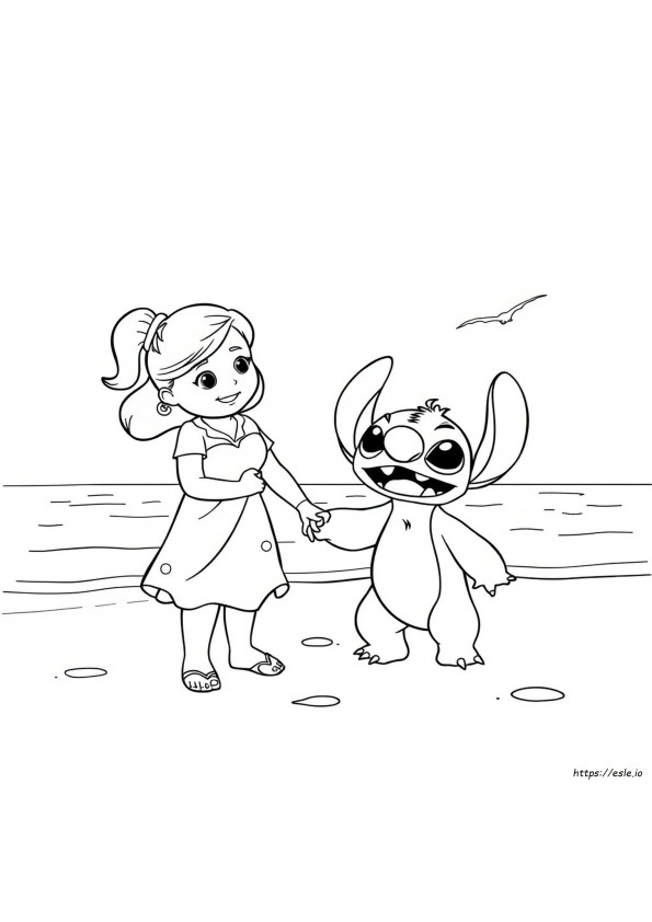 Lilo And Stitch Coloring Pages Free