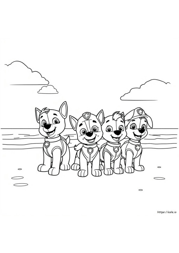Ücretsiz Yazdırılabilir Paw Patrol Süper Dostlar Boyama Sayfaları