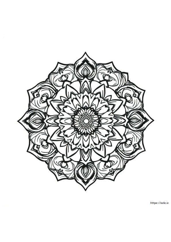 Free Adult Coloring Pages Mandala