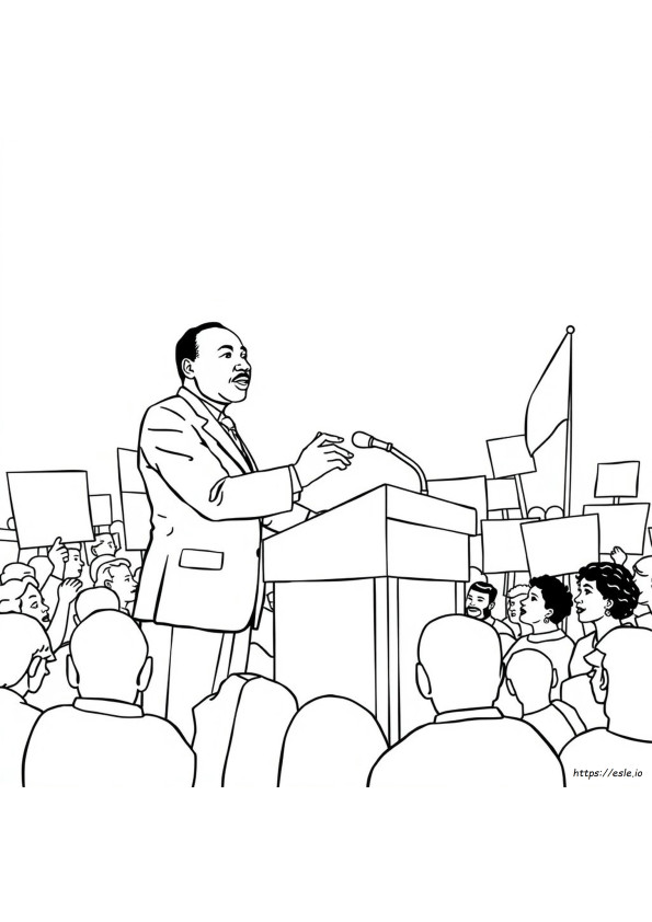 Coloring Pages Of Dr Martin Luther King