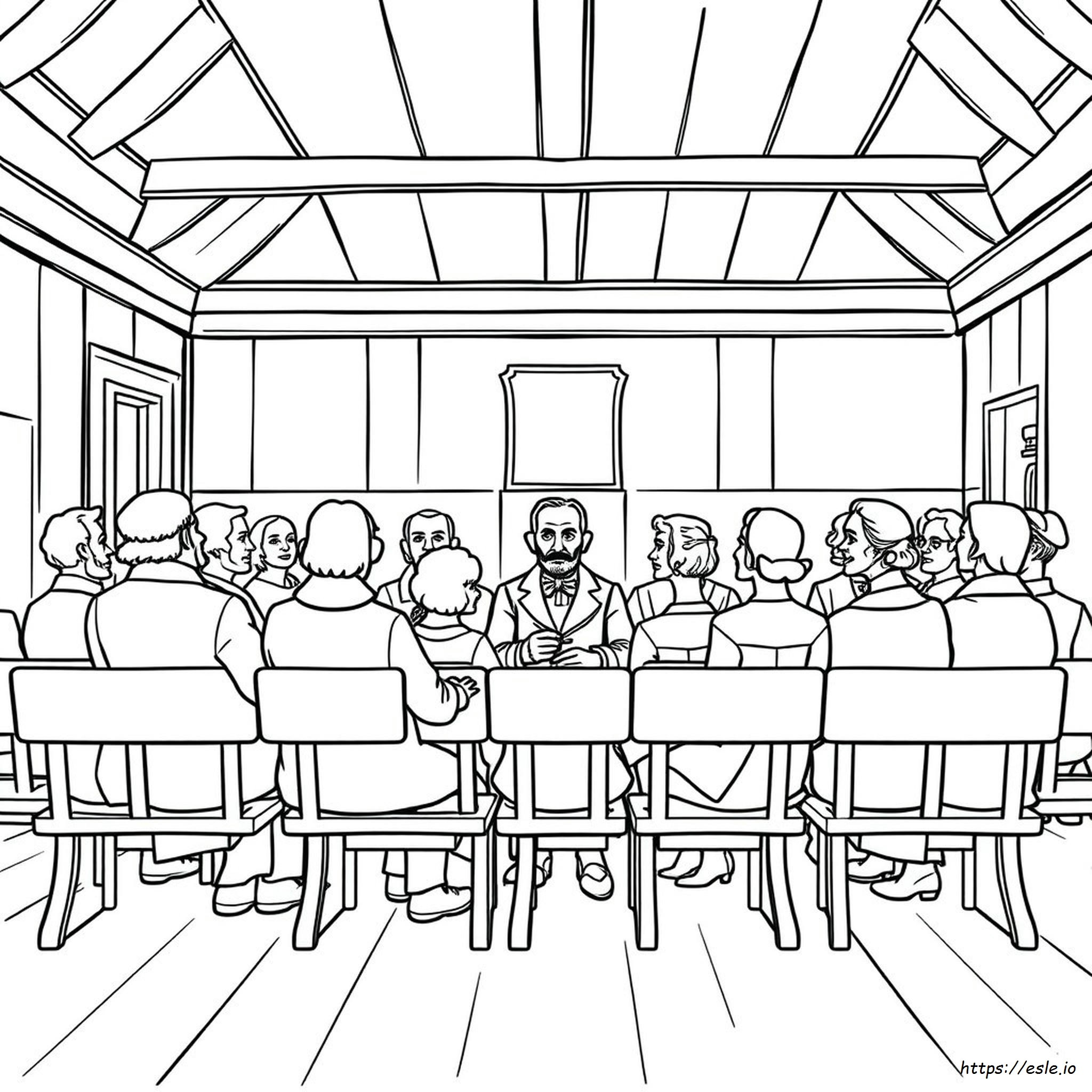 Founding Fathers And Mothers Coloring Sheet