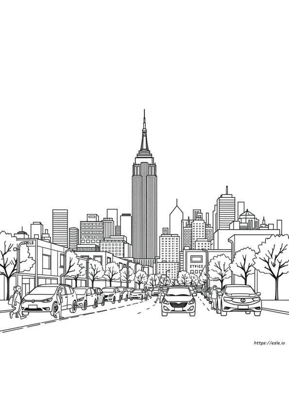 New York Coloring Pages