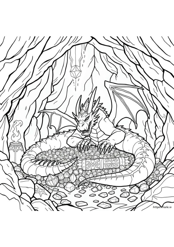 Smaug Coloring Pages