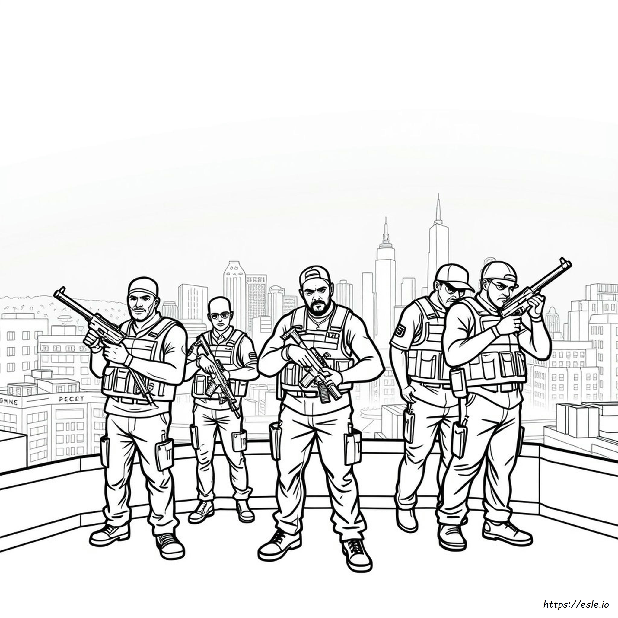 Kolorowanki Gta 5