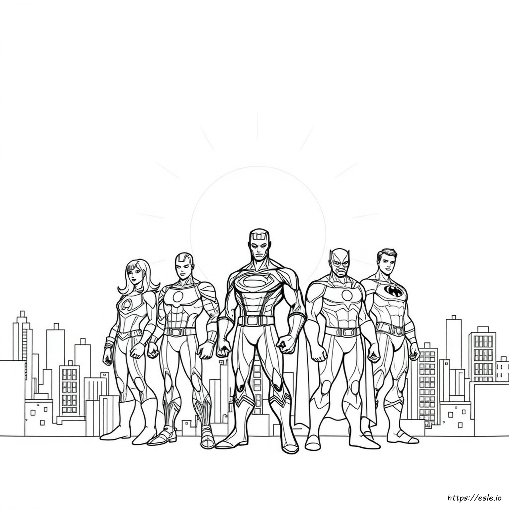 Marvel Superhero Coloring Pages