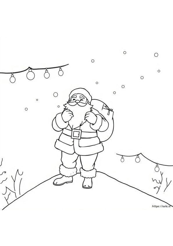 Disegni Di Natale Di Babbo Natale Da Colorare Per Adulti