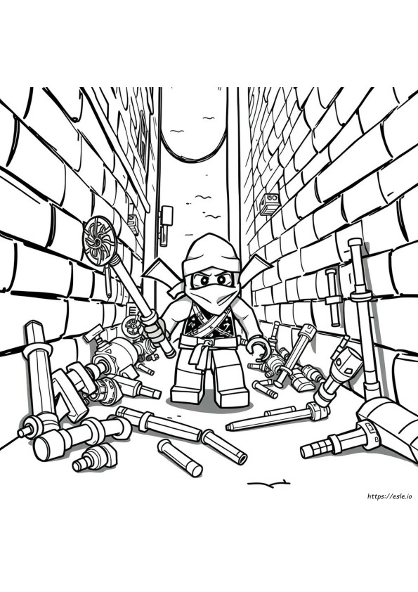 Mr E Ninjago Coloring Pages