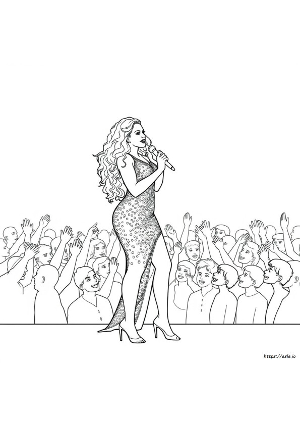 Beyonce Coloring