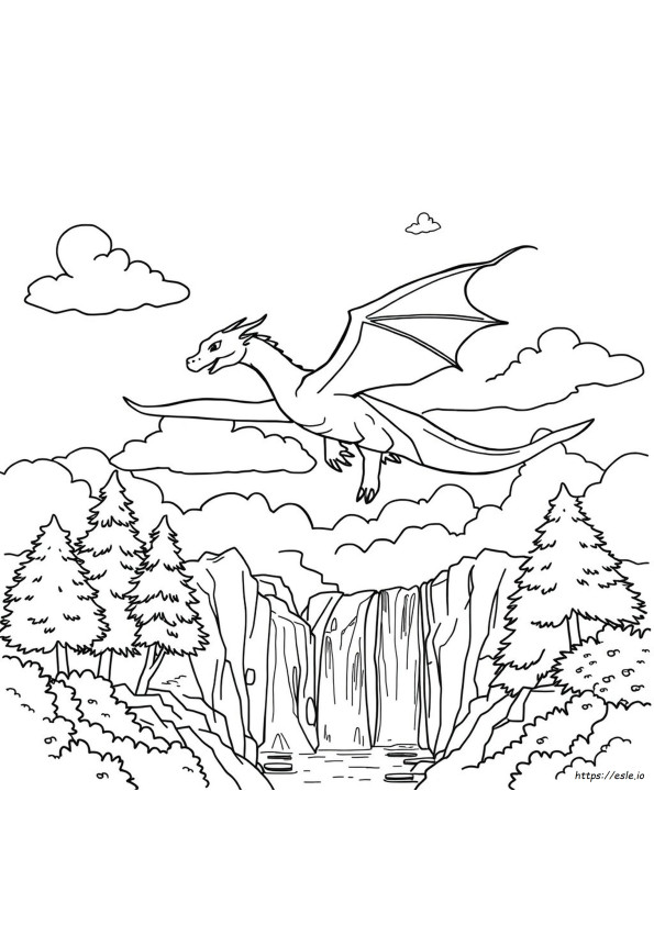 Dragon Coloring Book Pages