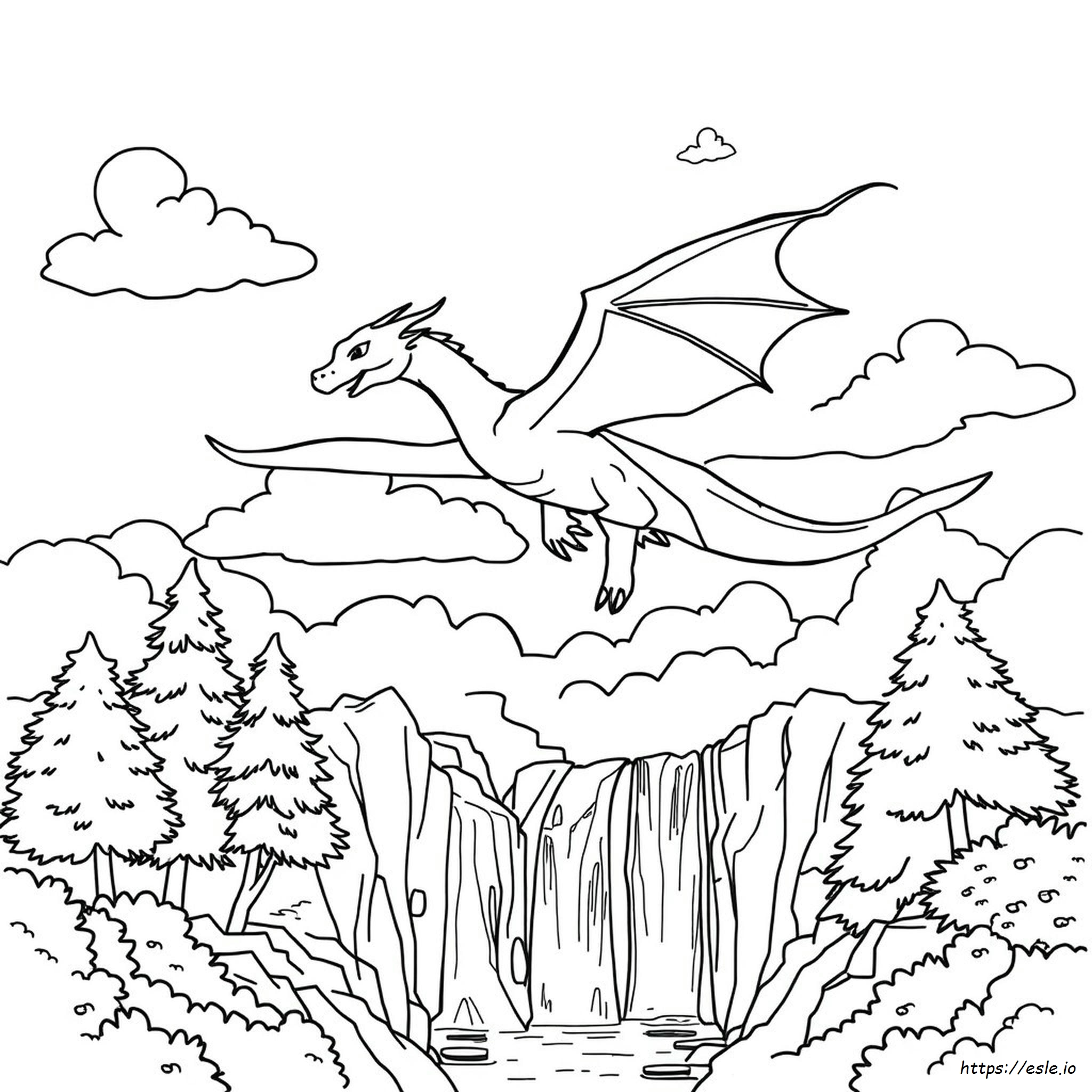 Páginas Para Colorear De Dragones