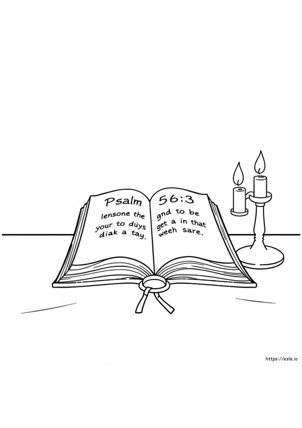 Psalm 56 3 Kolorowanka