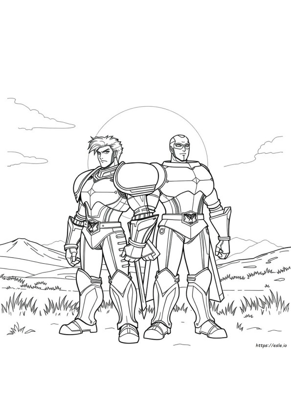 Fullmetal Alchemist Doppelseitiges Ausmalbild