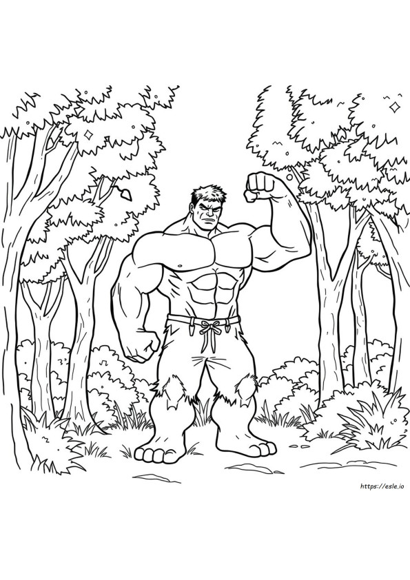 Hulk Kleurplaten