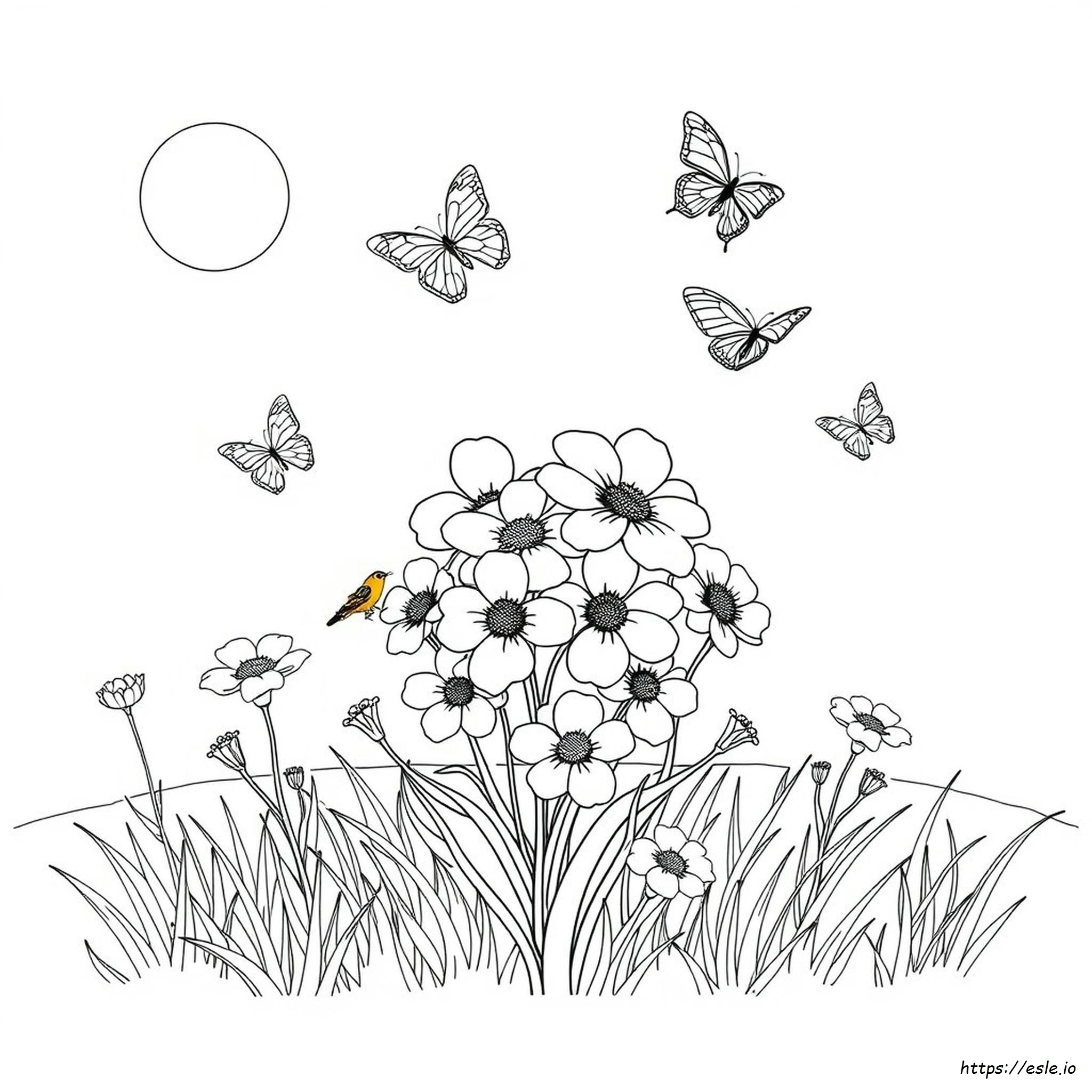 Libro Da Colorare Fiori