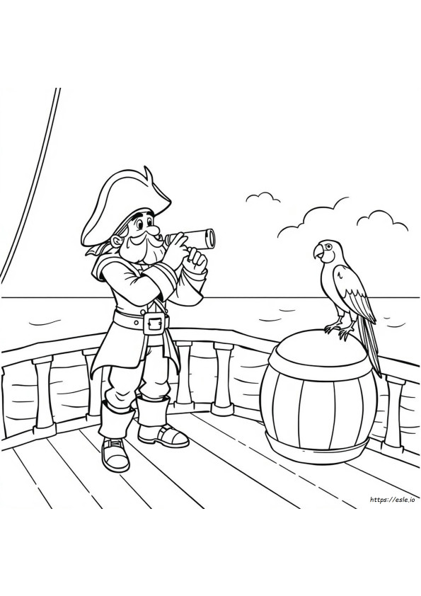 Immagini Di Pirati Da Colorare