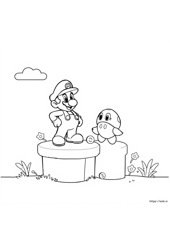 New Super Mario Bros 2 Színező Oldalak