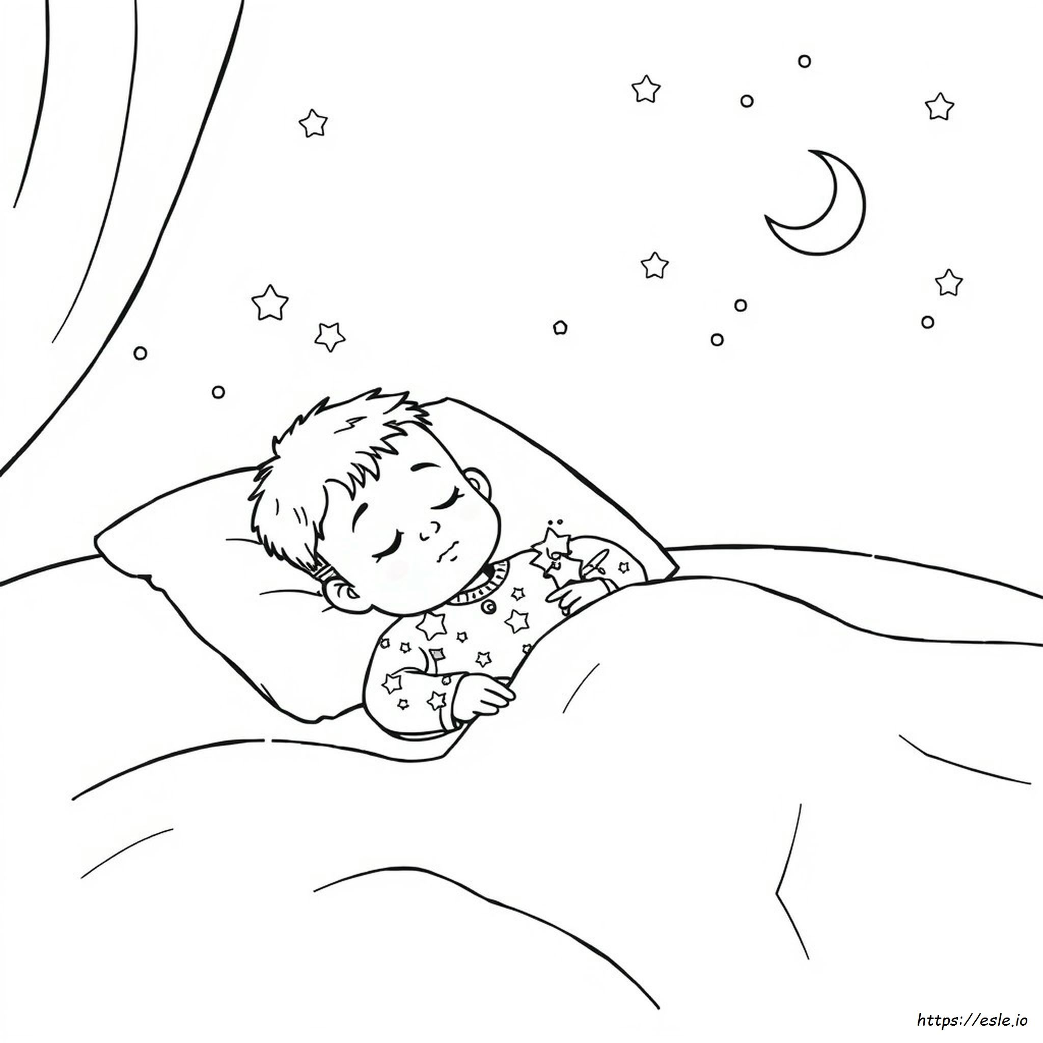 Pajama Colouring Pages
