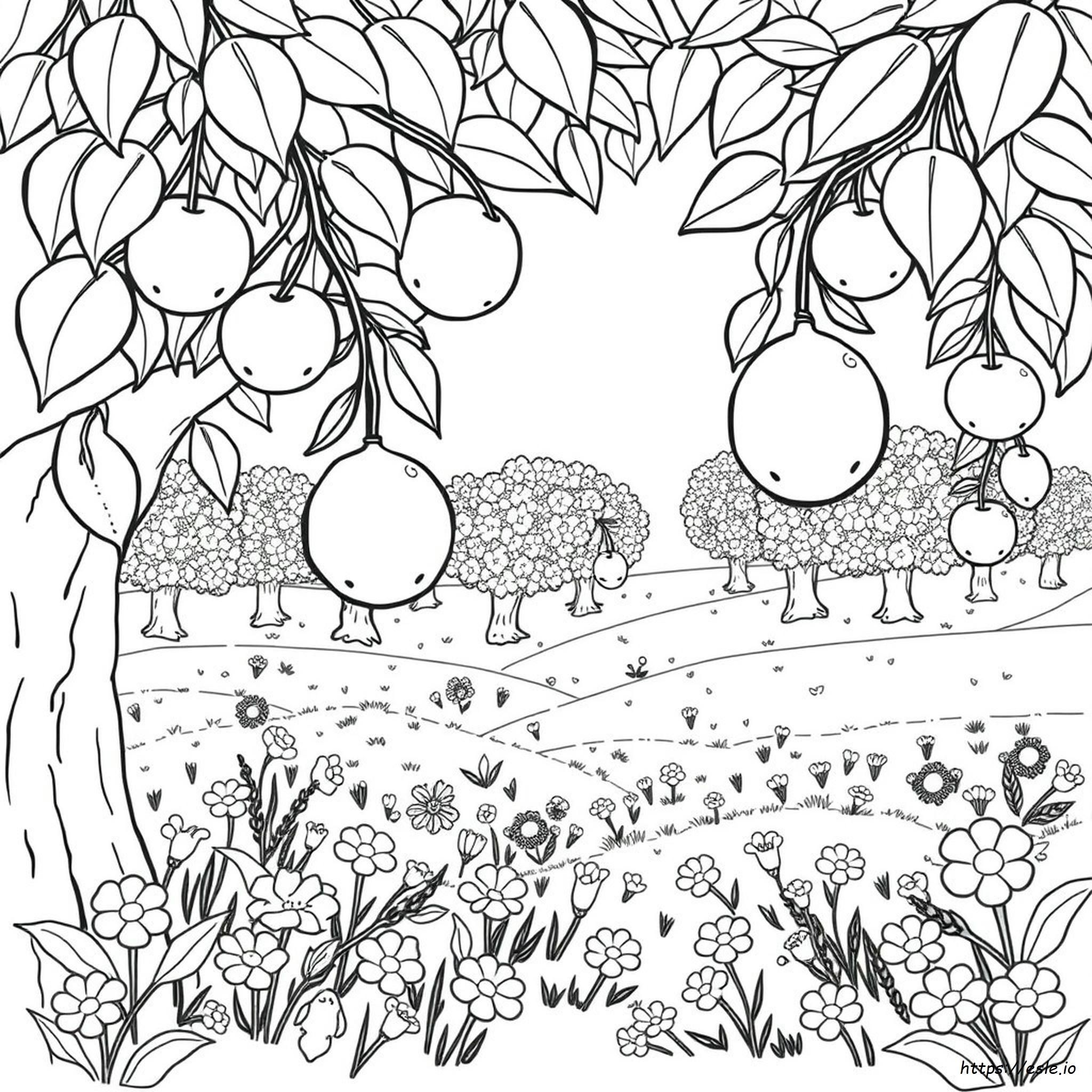 Gambar Buah Untuk Mewarnai