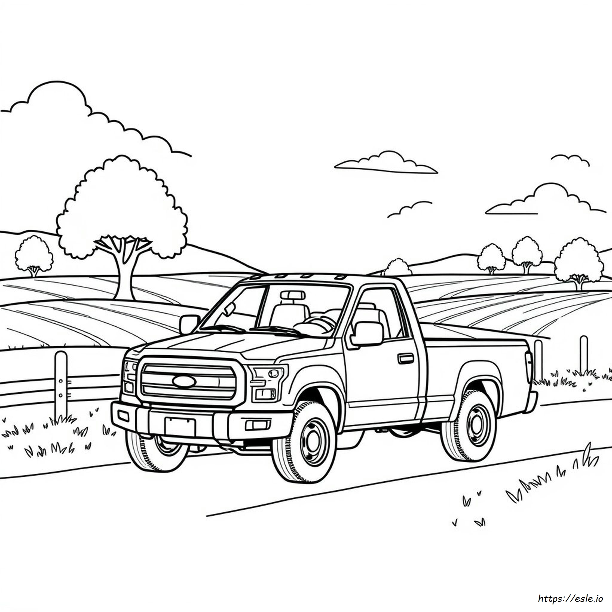 Disegni Da Colorare: Pickup