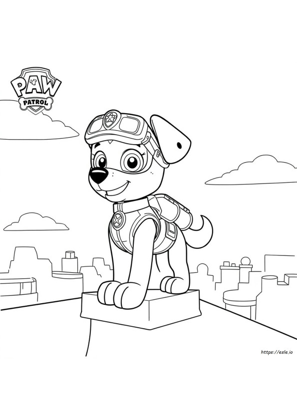 Paw Patrol Süper Yavrular Skye Boyama Sayfaları
