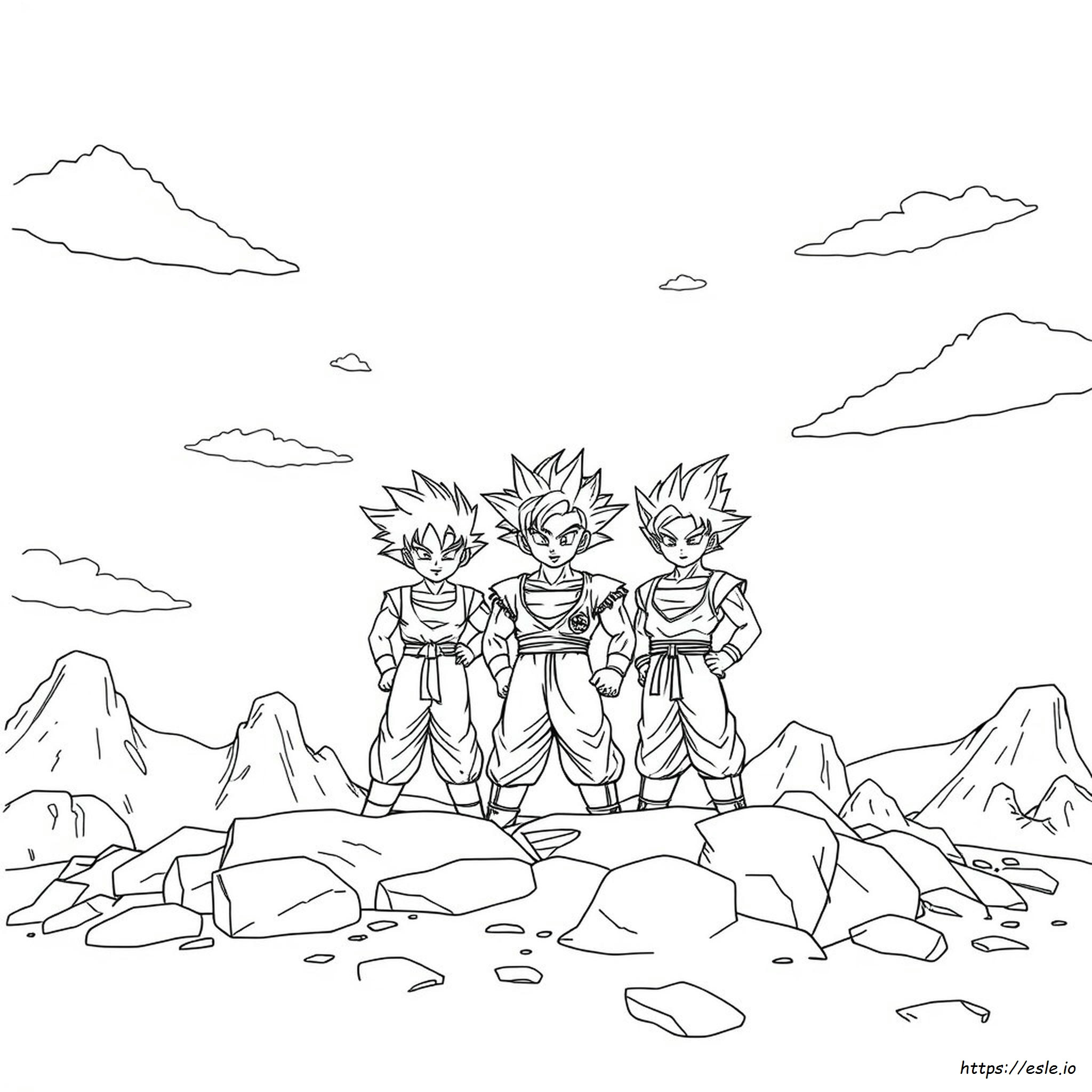 Free Dragon Ball Z Coloring Pages Free Dragon Ball Z Coloring Pages