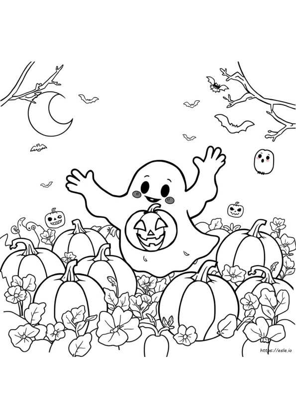 Friendly Halloween Coloring Pages