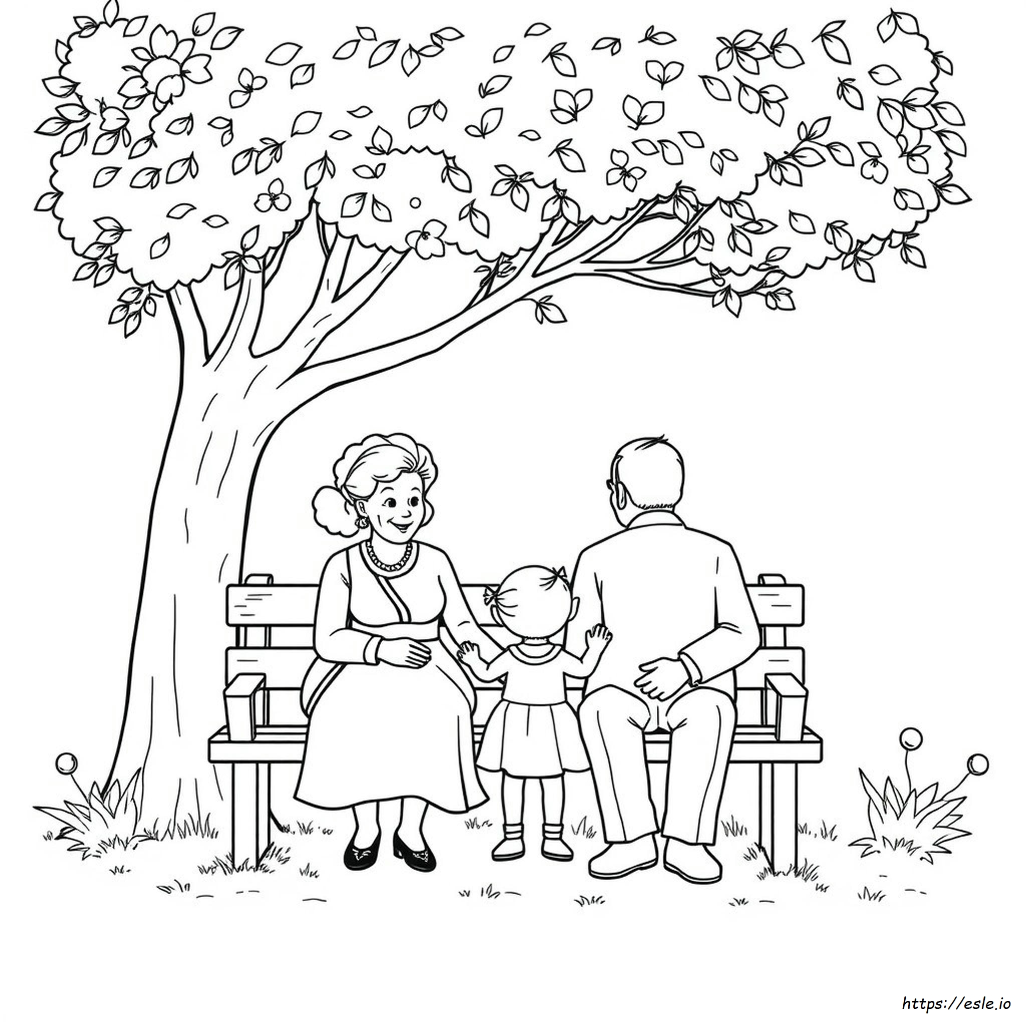 Grandparents Day Coloring Pages Preschool