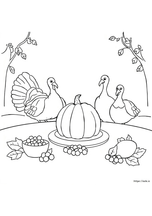 Thanksgiving Coloring Pages For Elementary Students