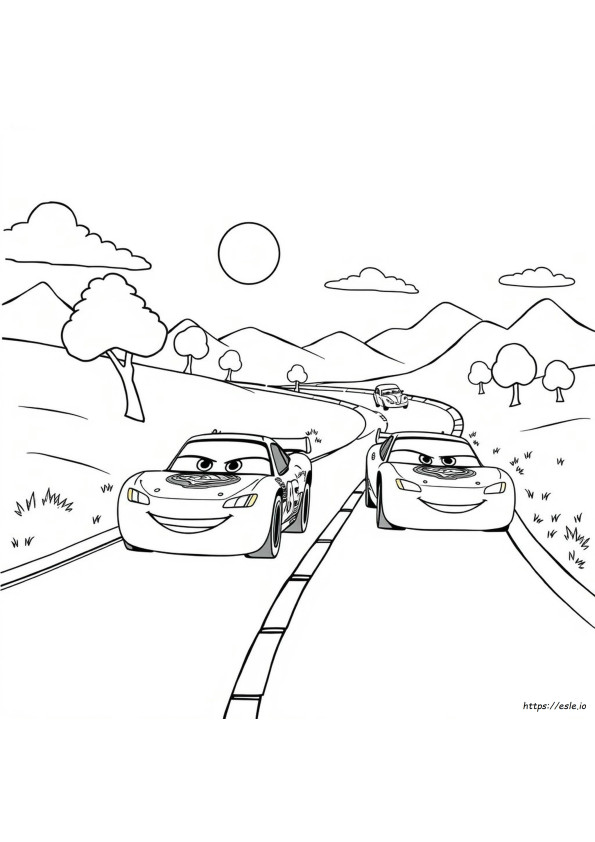 Cars 3 Coloring