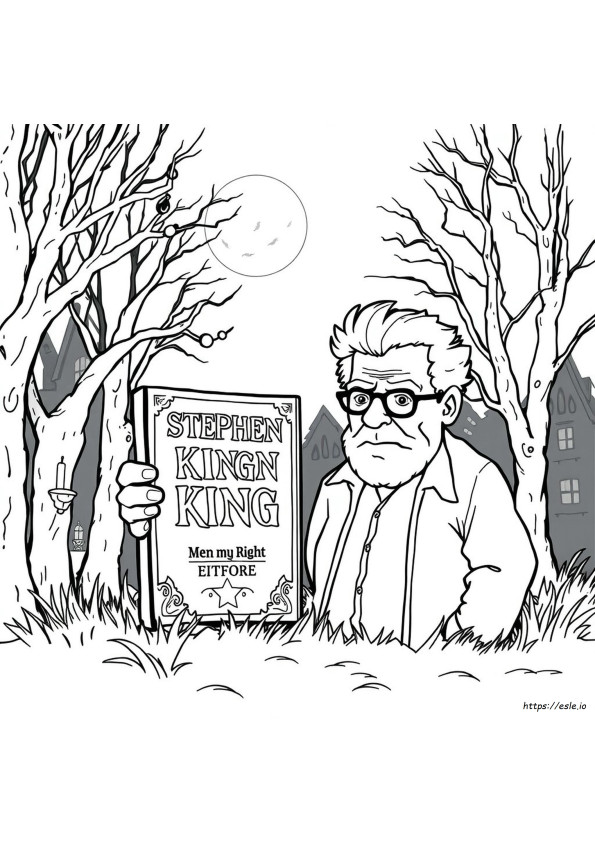 Stephen King Coloring Pages