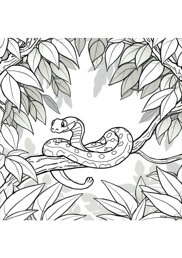 Kaa Disegni Da Colorare