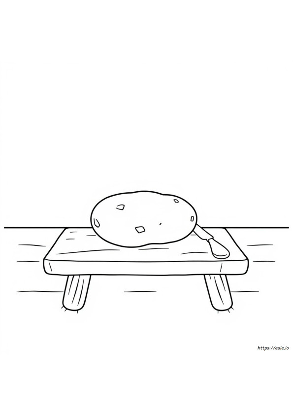 Patates Boyama Sayfaları