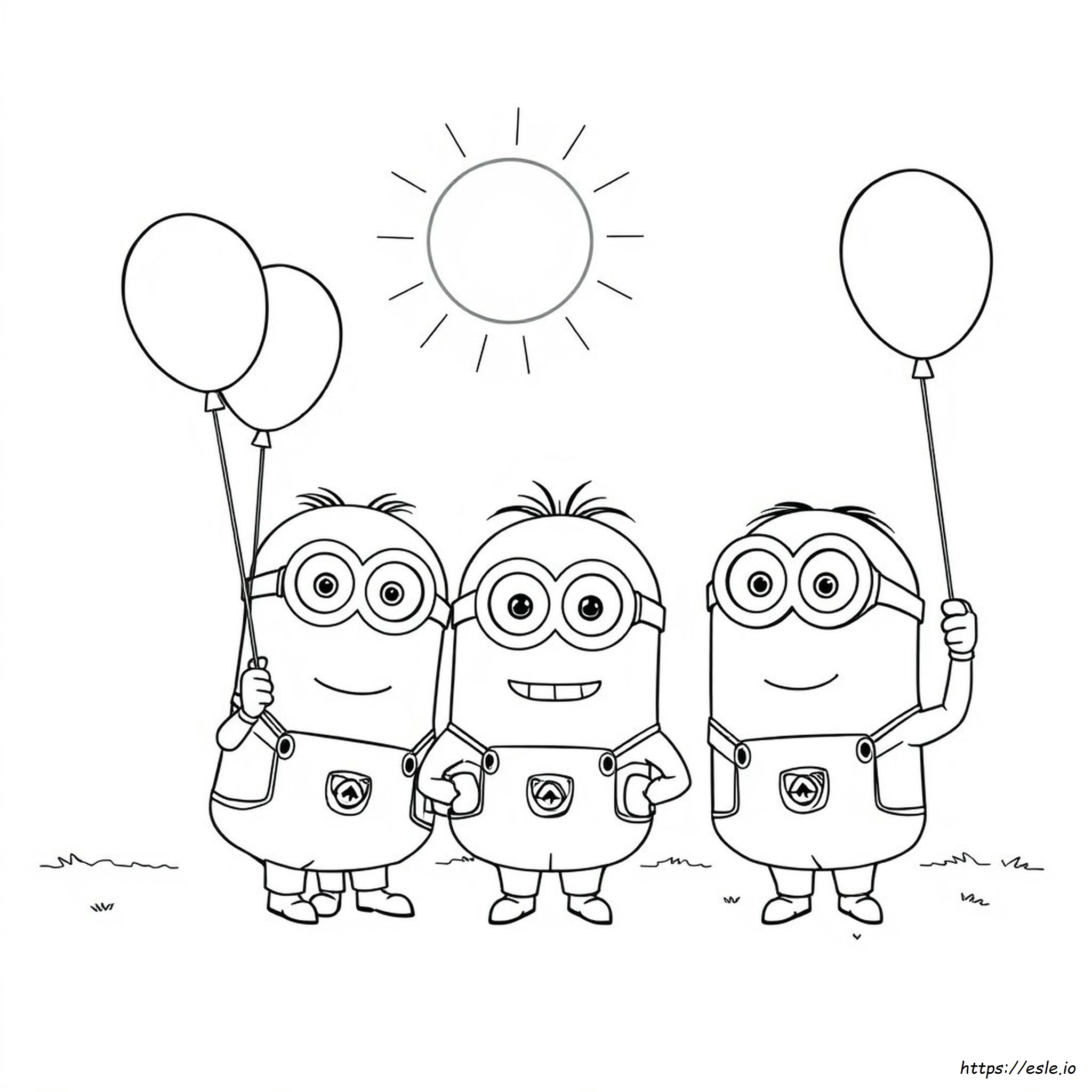 Minions 4 Coloring Pages
